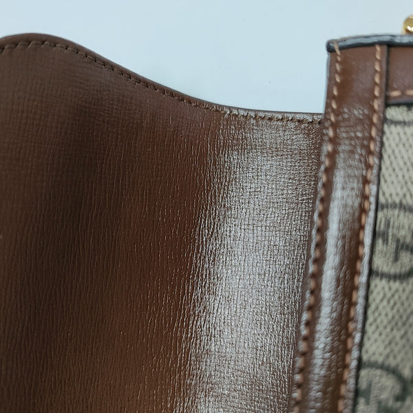 Horsebit 1955 Mini Coated Canvas Beige