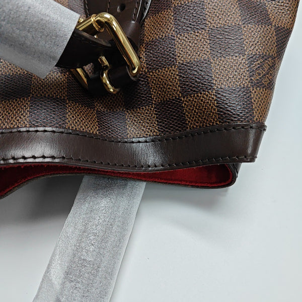 HAMPSTEAD GM Damier Ebene Coated Canvas Brown