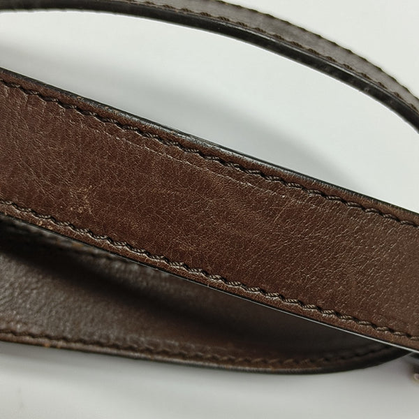 Calfskin Shoulder Bag Brown