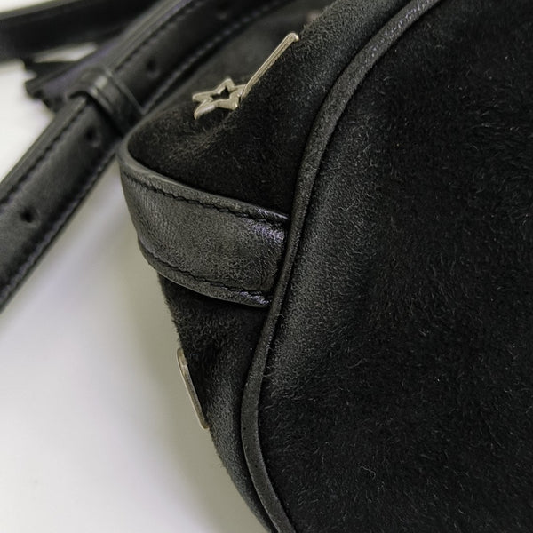 Suede Bucket Bag Black