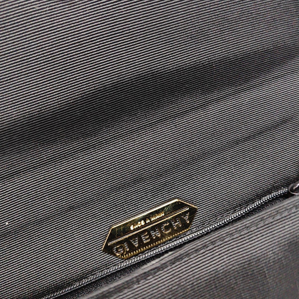 Fabric Top Handle Bag Black