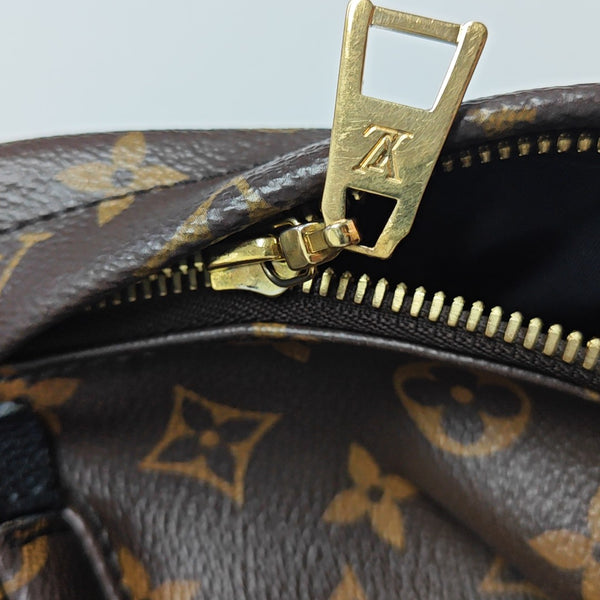 PALM SPRINGS PM Monogram Coated Canvas Brown