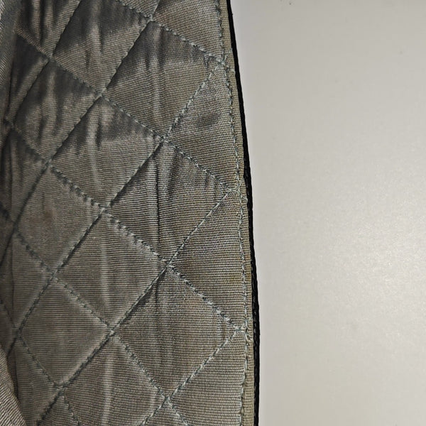 THREAD AROUND Quilted Grained Calfskin Black