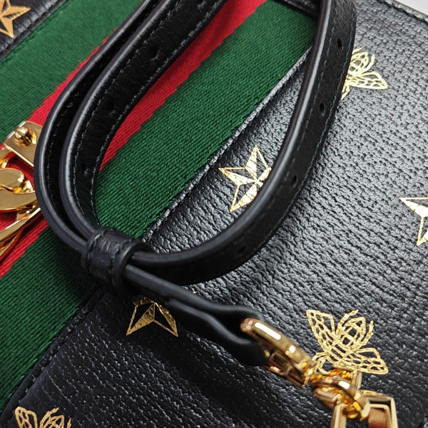 Sylvie Small Calfskin Black
