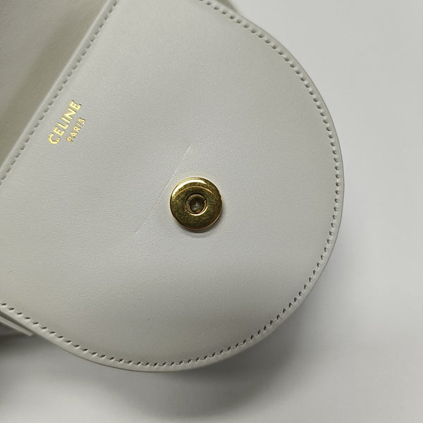 Calfskin Shoulder Bag White