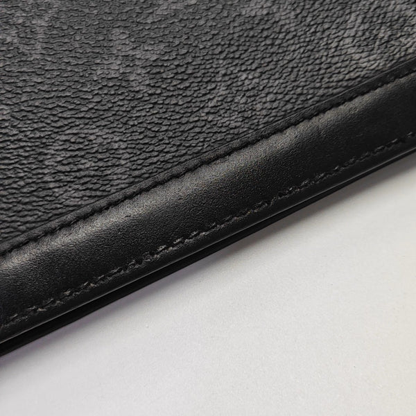 Pochette Voyag MM Monogram Coated Canvas Black
