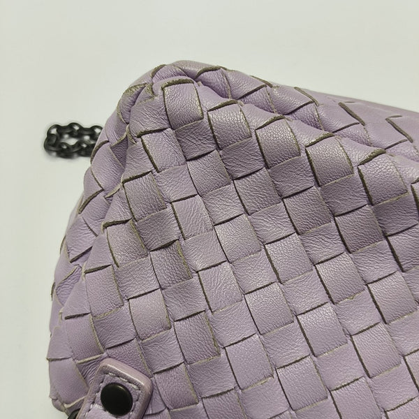 Lambskin Shoulder Bag Purple