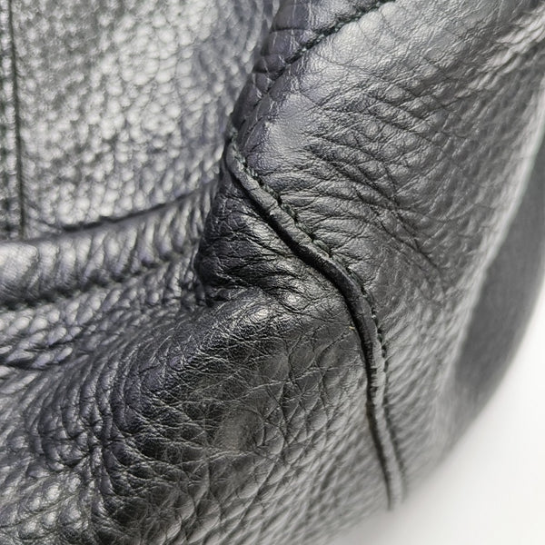 Gancini Quilted Calfskin Black