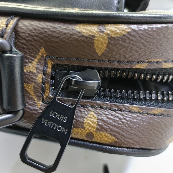 CHRISTOPHER Monogram Coated Canvas Brown