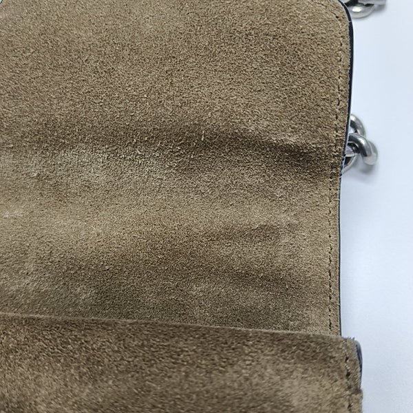 Dionysus Mini Monogram Coated Canvas Beige