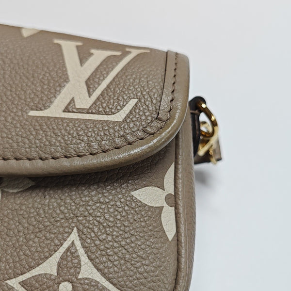 DIANE Nano Monogram Calfskin Gray