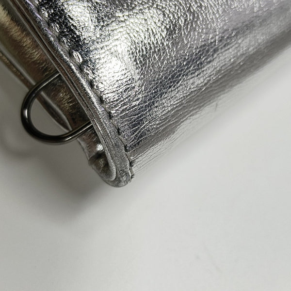 Diordouble Medium Calfskin Silver
