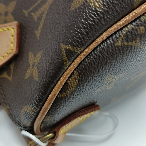 SPEEDY Nano Monogram Coated Canvas Brown