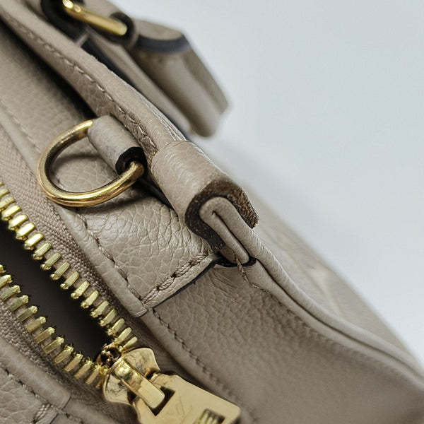 ONTHEGO EAST WEST PM Monogram Calfskin Gray
