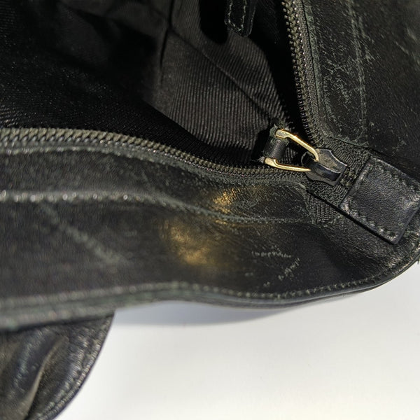 Monogram Canvas Tote Bag Black