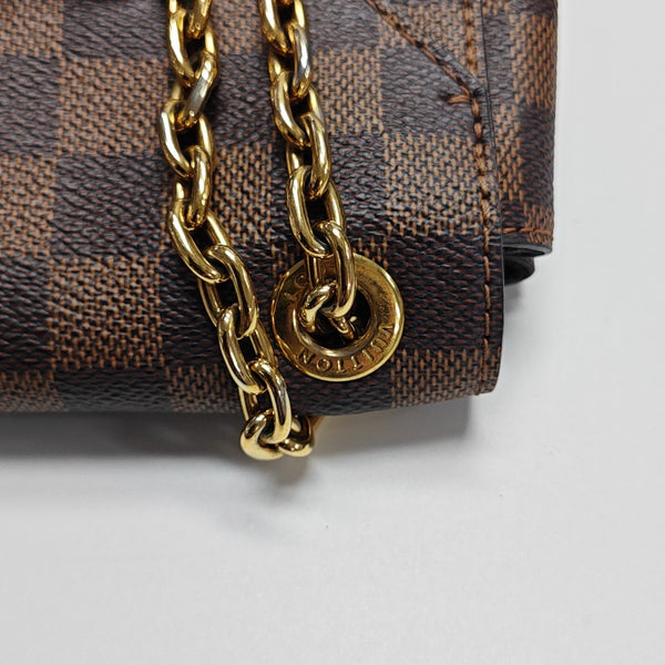 VAVIN PM Damier Ebene Coated Canvas Brown
