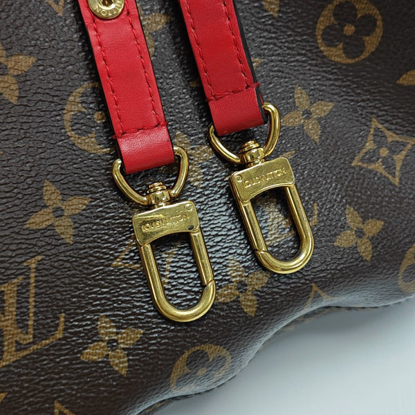 NÉONOÉ MM Monogram Coated Canvas Brown
