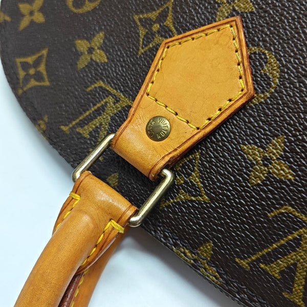 ALMA PM Monogram Coated Canvas Brown