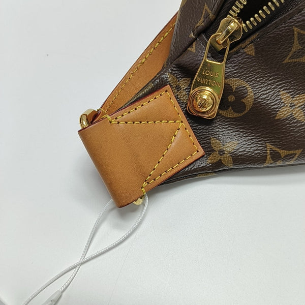 RUSH Monogram Coated Canvas Brown