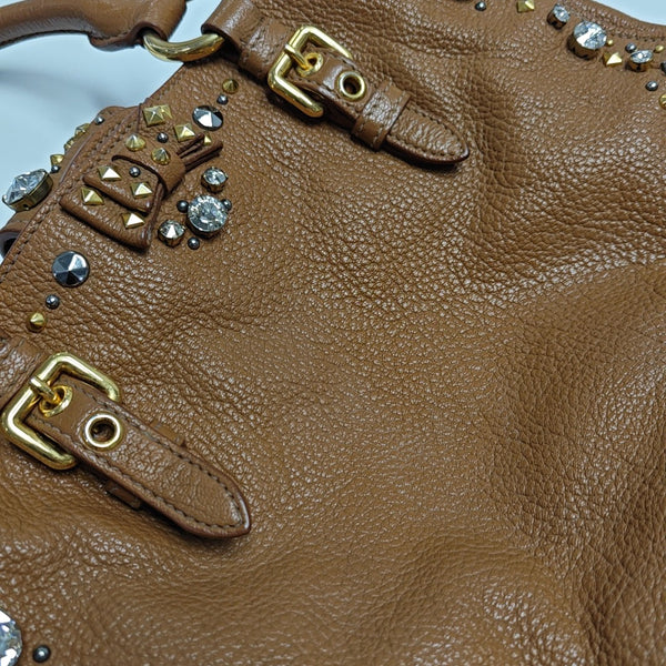 Calfskin Tote Bag Brown