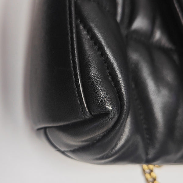 PUFFER Quilted Lambskin Black