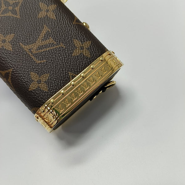 VANITY CASE Monogram Coated Canvas Brown