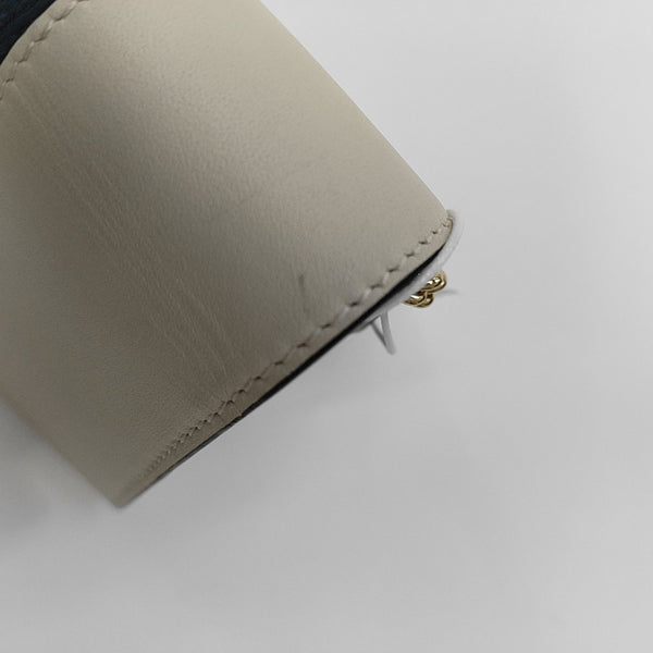 Sylvie Super Mini Calfskin White