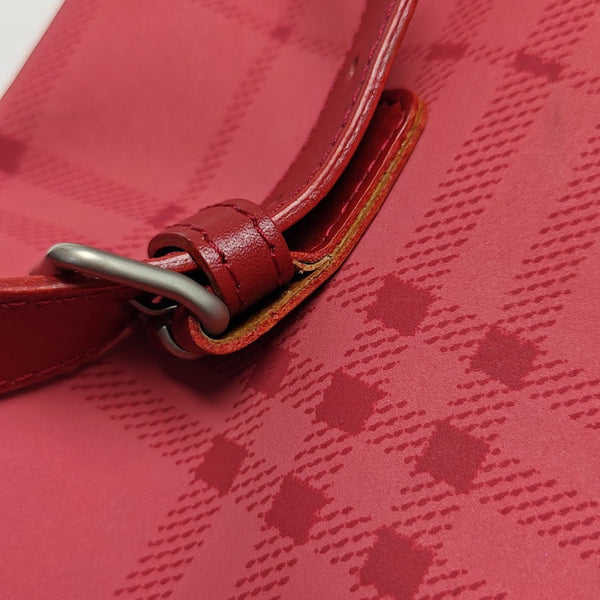 Special Material Shoulder Bag Red