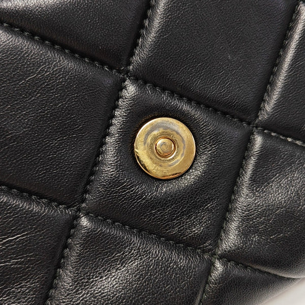 Vara Quilted Calfskin Black