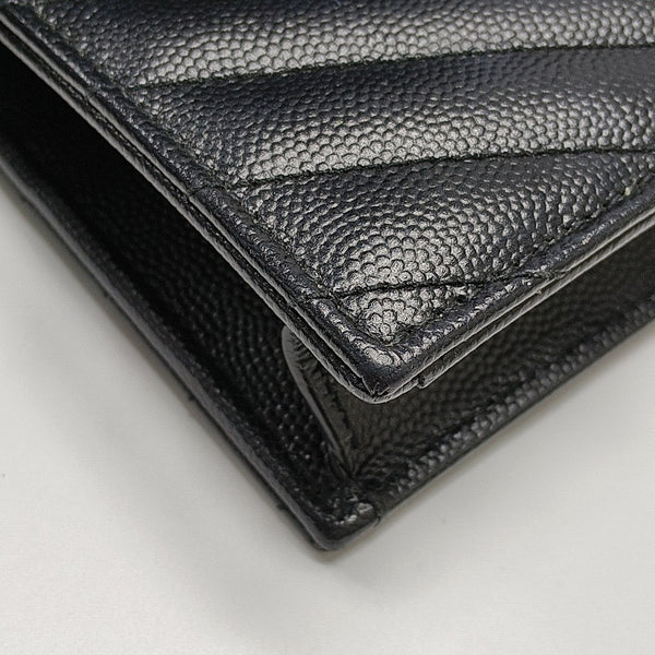 MONOGRAM Chevron Calfskin Black