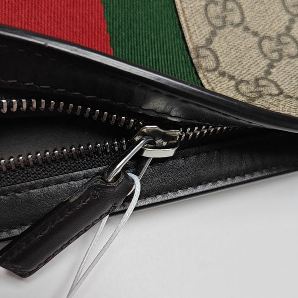 GG Supreme Monogram Coated Canvas Black