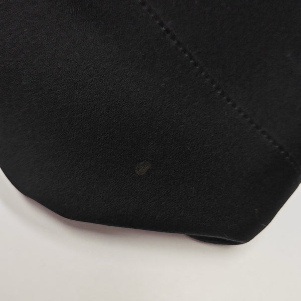 Fabric Top Handle Bag Black