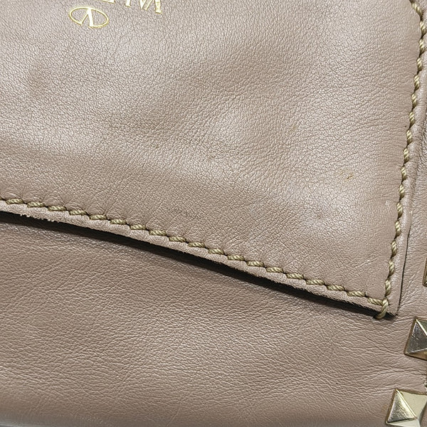 Rockstud Calfskin Pink