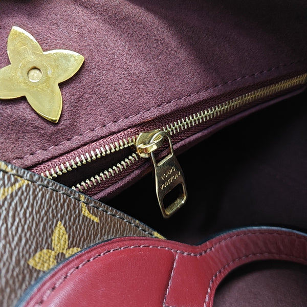 FLOWER Monogram Coated Canvas Brown