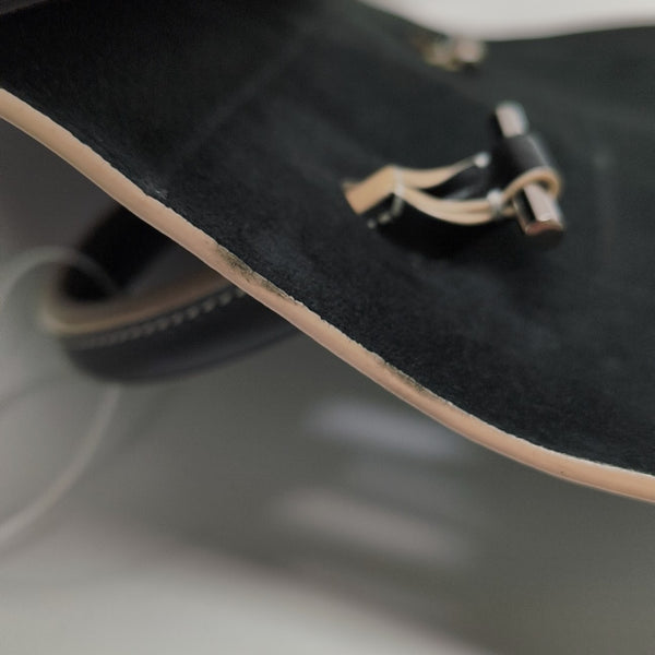 CHAIN IT PM Monogram Coated Canvas Black