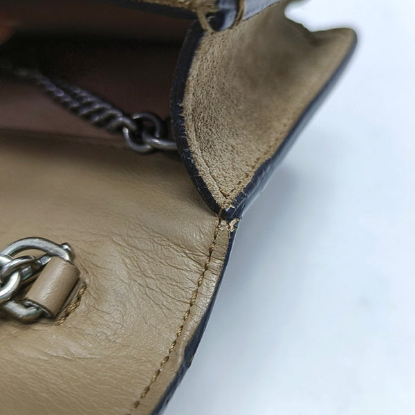 Dionysus Super Mini Monogram Coated Canvas Beige