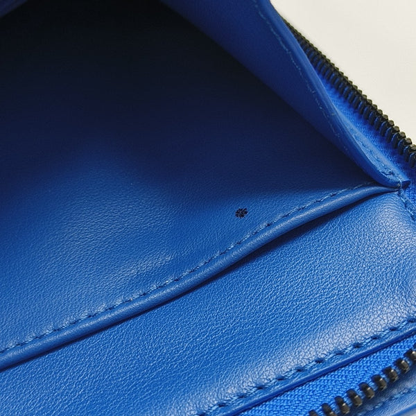 Calfskin Clutch Small Blue