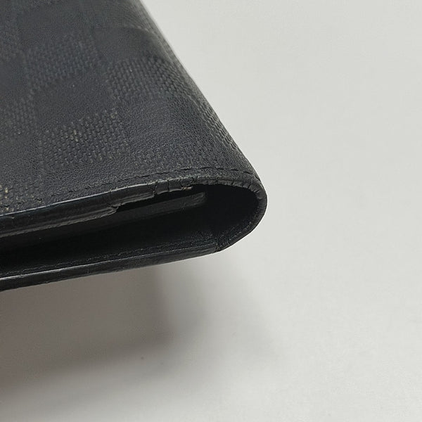 BRAZZA Damier Graphite Calfskin Black Wallet