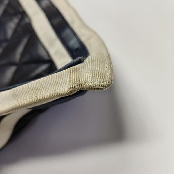 Quilted Lambskin Tote Bag Blue