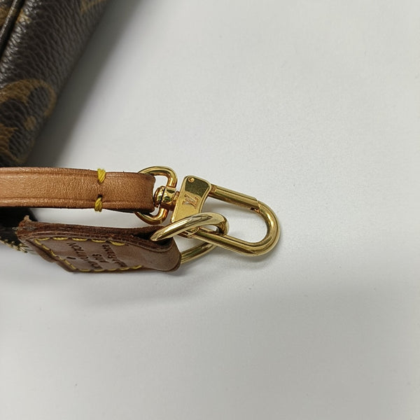 ACCESSOIRES Monogram Coated Canvas Brown