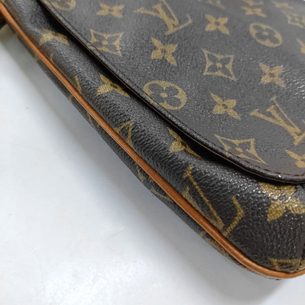 MUSETTE TANGO Monogram Coated Canvas Brown