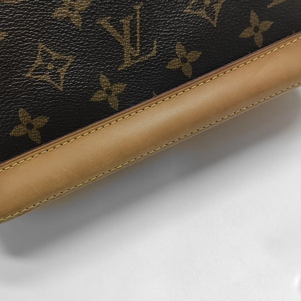 ALMA BB Monogram Coated Canvas Brown