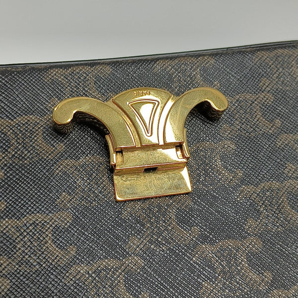 MULTIPOCHETTE Coated Canvas Brown