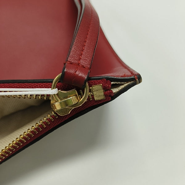 Monogram Coated Canvas Clutch Black