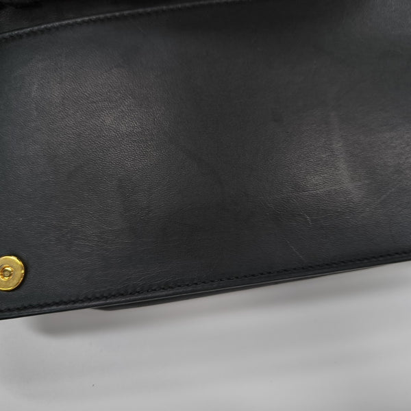 Miu Délice Quilted Lambskin Black