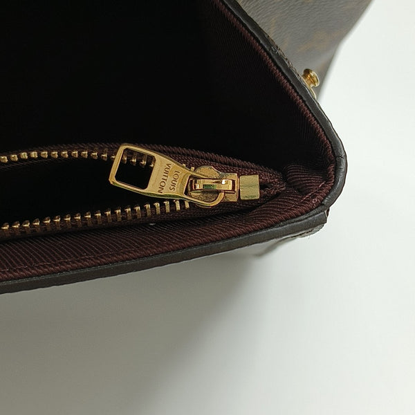 CLUNY BB Monogram Coated Canvas Brown