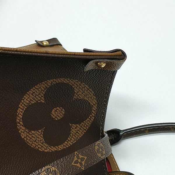 ONTHEGO GM Monogram Coated Canvas Brown