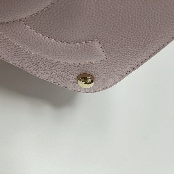 TRENDY CC Quilted Grained Calfskin Pink