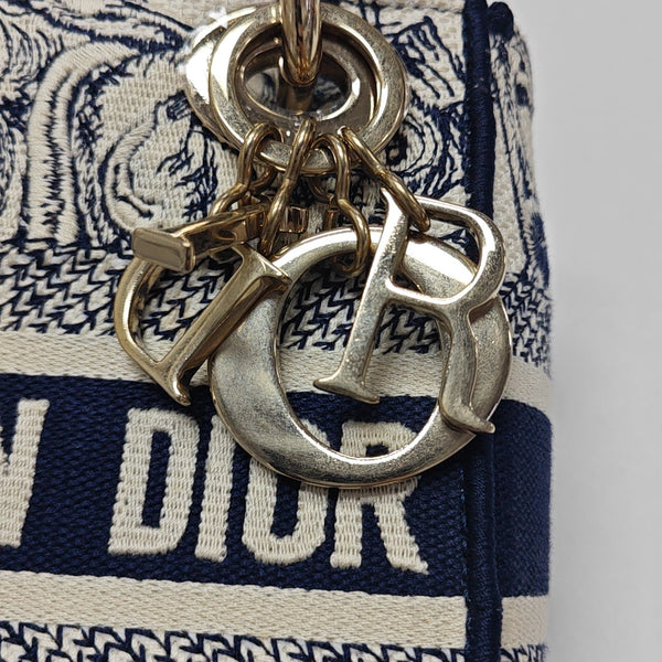 Lady Dior Mini Canvas Multicolor