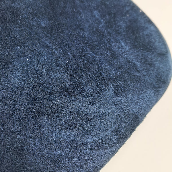 Suede Shoulder Bag Blue